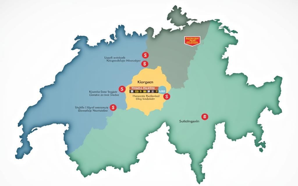 Swiss Canton Regulations Map